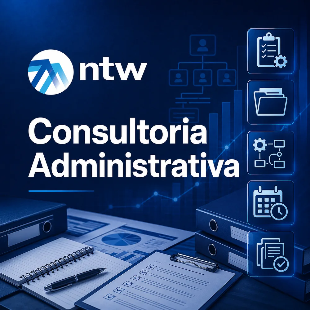 Arte do serviço Consultoria Administrativa